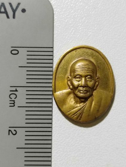 เหรียญเม็ดแตงหลวงปู่ทวดที่ระลึกพระตำหนักร.๙ปี๔๑ รูปที่ 3