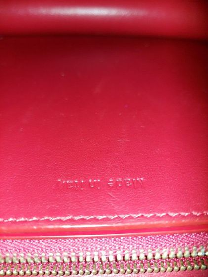 กระเป๋า Celine ทรงกล่อง สีแดง รูปที่ 10