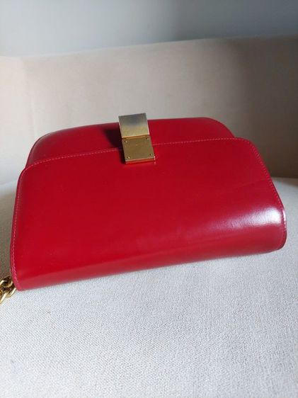 กระเป๋า Celine ทรงกล่อง สีแดง รูปที่ 5
