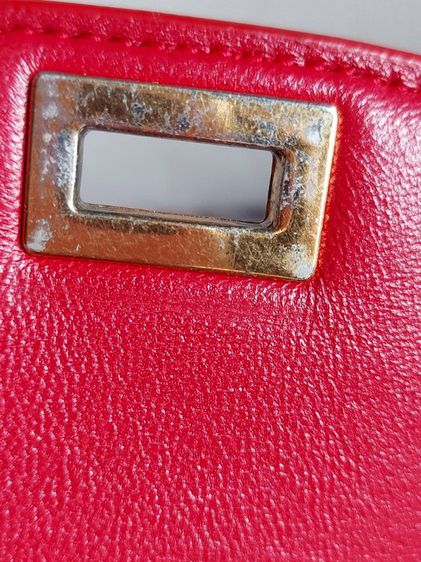 กระเป๋า Celine ทรงกล่อง สีแดง รูปที่ 14