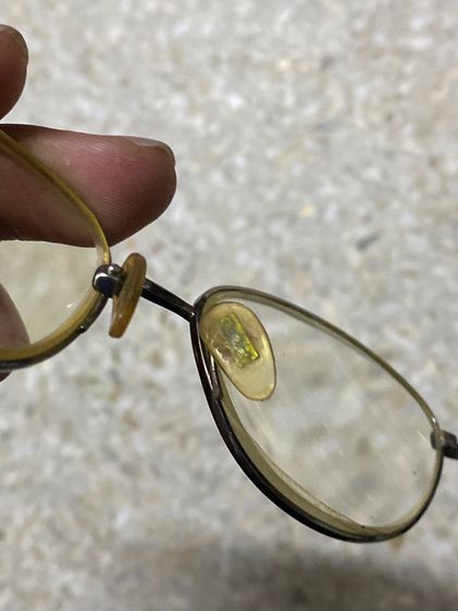 เฟรมแว่นตา CHARMANT  ไททาเนียมทั้งอัน มือสอง ติดเลนส์สายตามา  600฿ รูปที่ 4