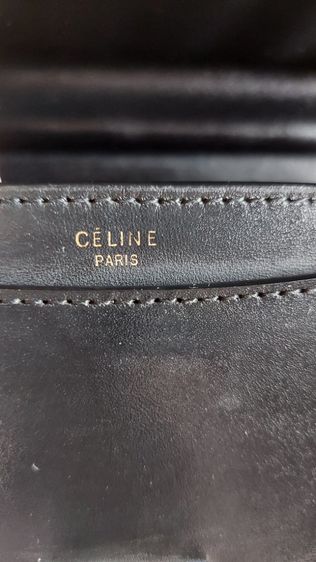 กระเป๋า Celine สีดำ วินเทจ ครอสบอดี้  รูปที่ 9