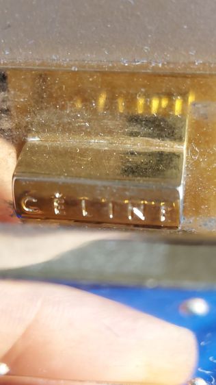 กระเป๋า Celine ทรงกล่องสีน้ำตาล รูปที่ 11