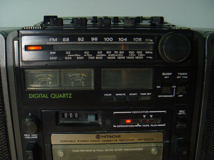 วิทยุHITACHI TRK-9150W ใช้งานได้ปกติทุกระบบ เสียงดีมาก รูปที่ 5