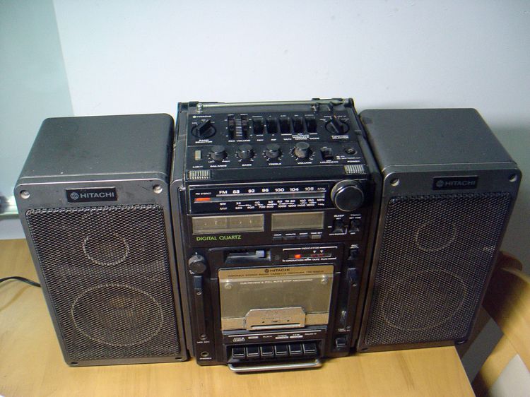 วิทยุHITACHI TRK-9150W ใช้งานได้ปกติทุกระบบ เสียงดีมาก รูปที่ 2