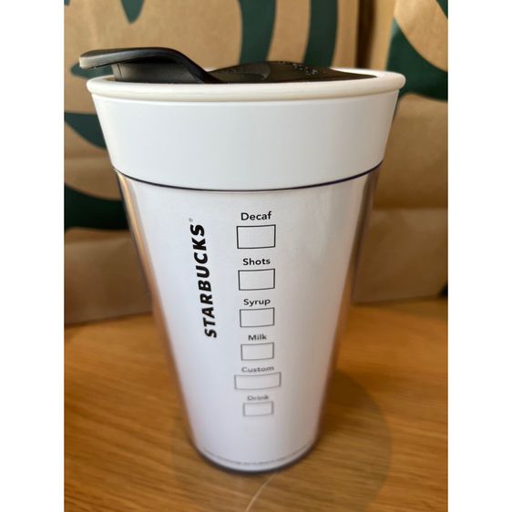 แก้วพลาสติก พร้อมฝาปิด Starbucks ขนาด 16 oz รูปที่ 3