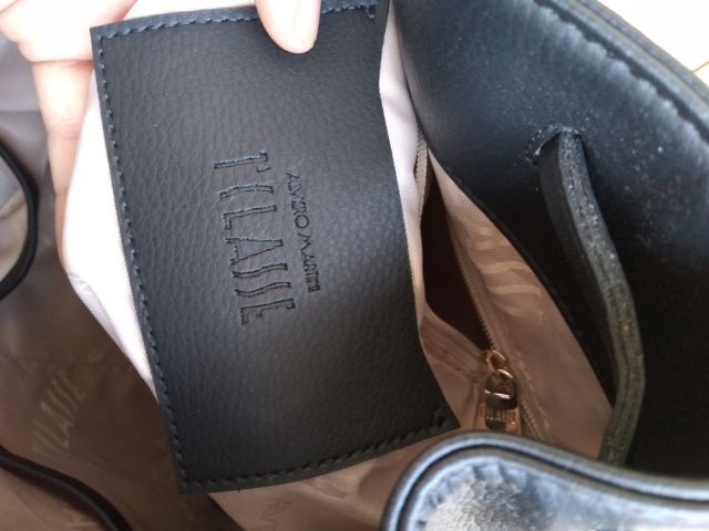 กระเป๋า Alvero Martini แท้ หนังแท้ทรงจีบ  รูปที่ 13