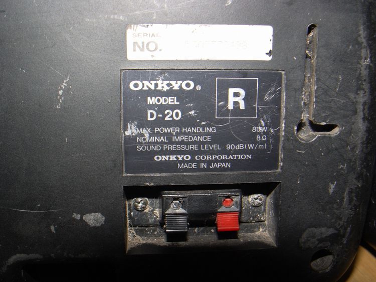ลำโพง ONKYO D-20 Monitor Outdoors (PA) ใช้งานได้ปกติ เสียงดีมาก ดอกลำโพงเดิมไม่เคยซ่อมทั้งคู่ รูปที่ 6