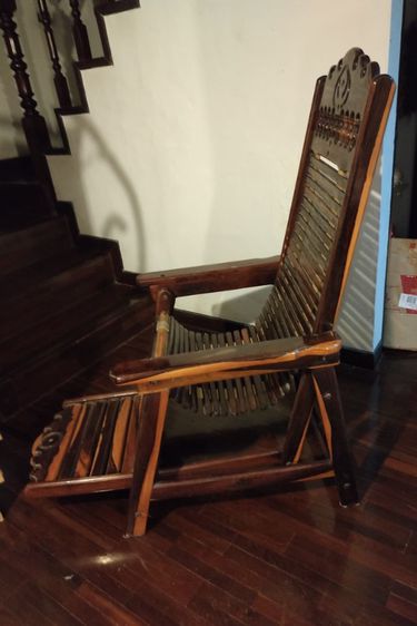 เก้าอี้​ฮ่องเต้วินเทจทำ​จากไม้​ชิงชัน​ รูปที่ 7