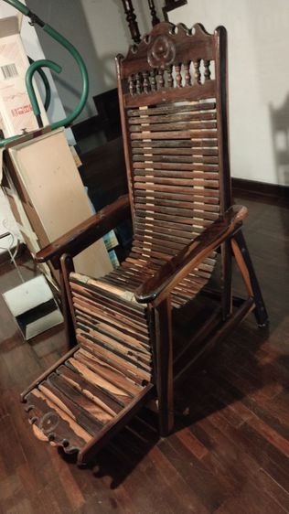 เก้าอี้​ฮ่องเต้วินเทจทำ​จากไม้​ชิงชัน​ รูปที่ 9