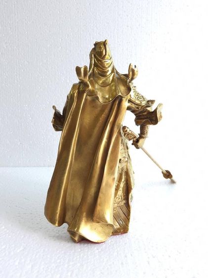 เทพเจ้ากวนอู ปางบัญชาการ ทองเหลือง รูปที่ 6