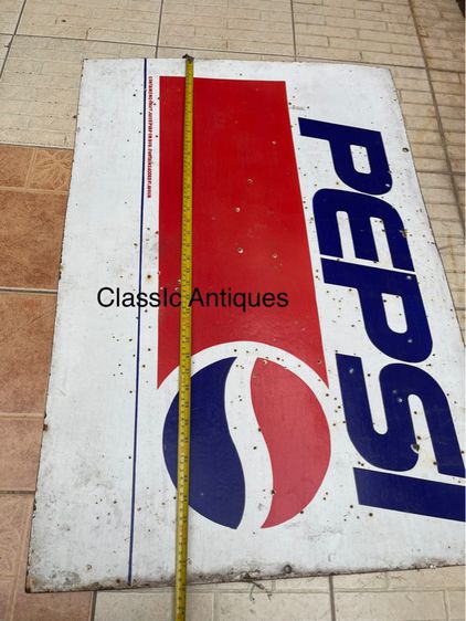 ป้ายPEPSI อีนาเมลโบราณ 2หน้า รูปที่ 4
