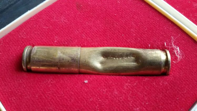 ตะกรุด ลูกปืน .38 พระอาจารย์อ๊อด วัดสายไหม จ.ปทุมธานี ปี 2550 ตอกโค๊ต รูปที่ 2