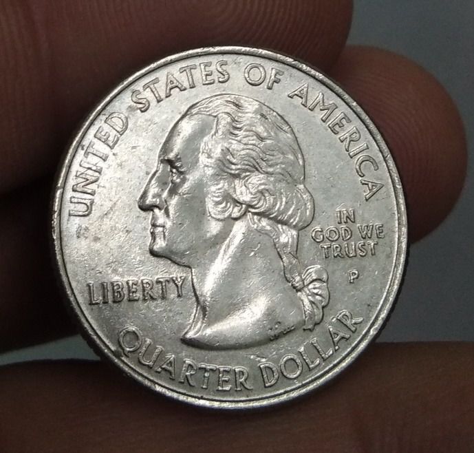 8755-เหรียญต่างประเทศสหรัฐอเมริกา ประจำเมืองไอดาโฮ IDAHO หลังนกอินทรีย์ รูปที่ 3