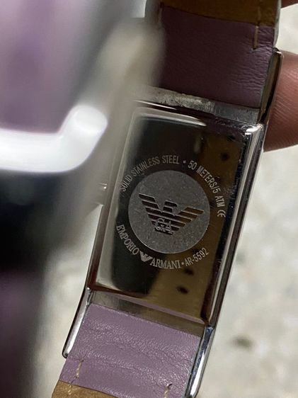 นาฬิกายี่ห้อ ARMANI  EMPORIO  ควอทซ์ ของแท้มือสอง สายเดิมพร้อมกล่อง 1800฿ รูปที่ 3