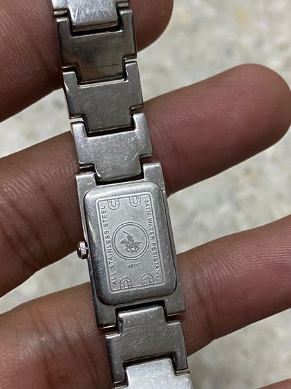 นาฬิกายี่ห้อ POLO  santa babara ควอทซ์ เรือนเล็ก ของแท้มือสอง  สายยาว 15 เซนติเมตร  900฿ รูปที่ 3