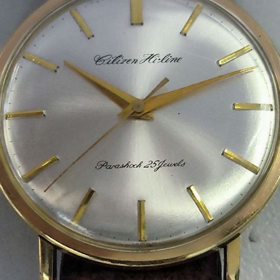 นาฬิกา Citizen hiline 25 jewels กะไกล่ทองหนาถึง 80 micron รูปที่ 4
