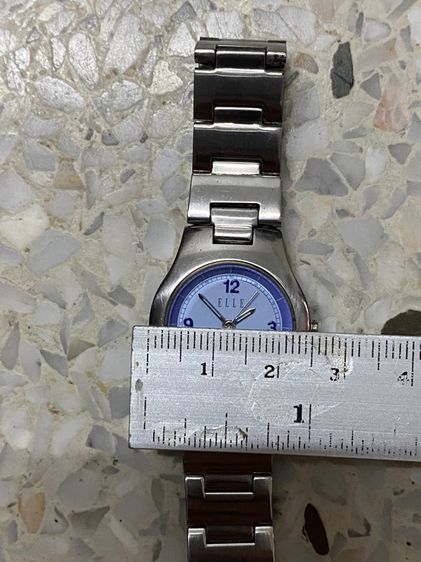 นาฬิกายี่ห้อ ELLE  ของแท้มือสอง สแตนเลสทั้งเรือน สายยาว 16.5 เซนติเมตร 750฿ รูปที่ 9