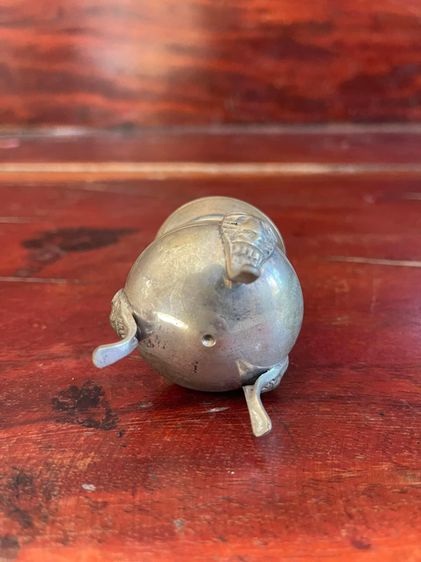 กระปุกพริกไทย ทองเหลืองกะไหล่เงิน รูปที่ 2