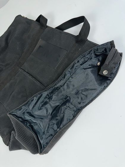กระเป๋า DMS ขนาดกว้าง6ยาว20สูง14นิ้ว สีดำล้วน จุของได้เยอะ สภาพสวยงาม ไม่ขาดซ่อม สะพายไหล่ก็เท่ห์ ชอปปิ้งดี รูปที่ 3