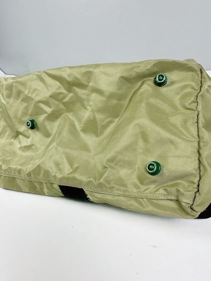 กระเป๋า Spalding ขนาดกว้าง8ยาว21สูง13นิ้ว สีเขียว ผ้าไนลอนน้ำหนักเบา สภาพดี ไม่ขาดซ่อม จุของได้เยอะ รูปที่ 7