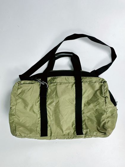 กระเป๋า Spalding ขนาดกว้าง8ยาว21สูง13นิ้ว สีเขียว ผ้าไนลอนน้ำหนักเบา สภาพดี ไม่ขาดซ่อม จุของได้เยอะ รูปที่ 8