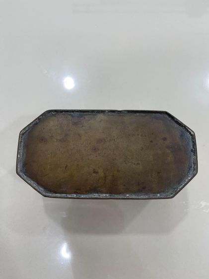 หีบ กล่อง ยุคเซี้ยงไฮ้ ทองเหลือง โบราณ เก่าสะสม รูปที่ 7