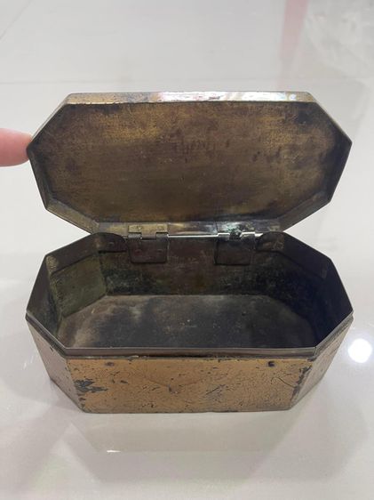หีบ กล่อง ยุคเซี้ยงไฮ้ ทองเหลือง โบราณ เก่าสะสม รูปที่ 8
