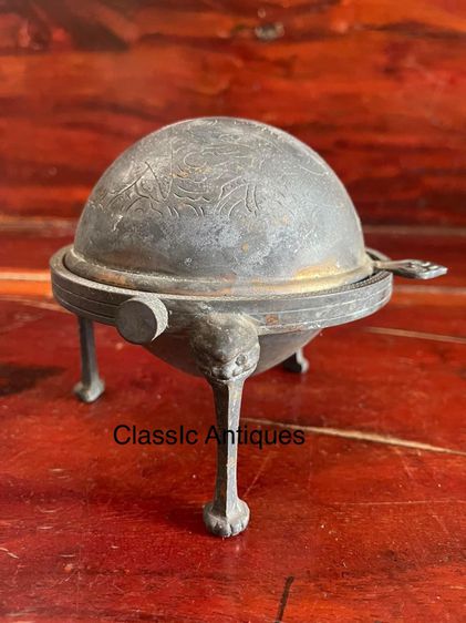 ถ้วยสามขา silver plated เก่าสะสม รูปที่ 2