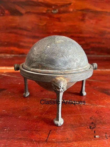 ถ้วยสามขา silver plated เก่าสะสม รูปที่ 5