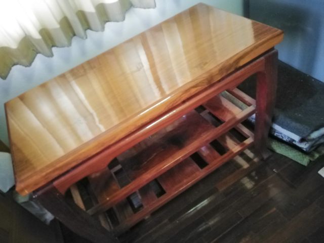 โต๊ะ​ไม้มะค่า​เก่า​แผ่น​เดียว​ลายไม้​สวย​งา​ม​ รูปที่ 6