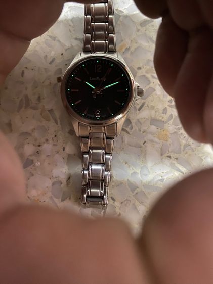 นาฬิกายี่ห้อ LEGRA VALENCIA  ควอทซ์ ของแท้มือสอง  สแตนเลส สายยาว 18 เซนติเมตร   750฿  รูปที่ 9