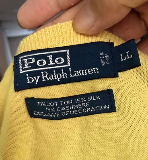 Polo Ralph Lauren Sweater คอ V ผ้านิ่ม รูปที่ 3