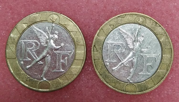 8764-เหรียญกษาปณ์ฝรั่งเศส 10 FRANC  จำนวน 2 เหรียญ รูปที่ 10
