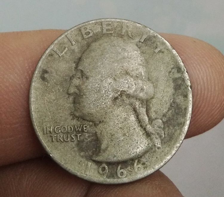 8773-เหรียญลิเบอร์ตี้ LIBERTY ประธานาธิบดีจอร์จ วอชิงตัน หลังนกอินทรีย์ จำนวน 2 เหรียญ รูปที่ 17