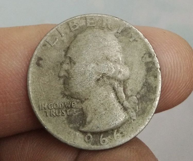 8773-เหรียญลิเบอร์ตี้ LIBERTY ประธานาธิบดีจอร์จ วอชิงตัน หลังนกอินทรีย์ จำนวน 2 เหรียญ รูปที่ 11