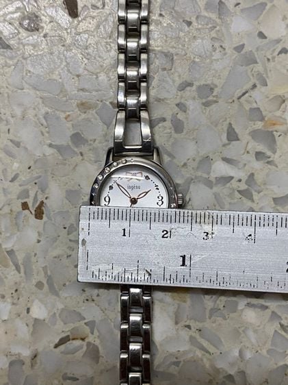 นาฬิกายี่ห้อ INGENU  by  Alba ควอทซ์  ของแท้มือสอง สแตนเลสสายยาว 14.5 เซนติเมตร  750฿ รูปที่ 9