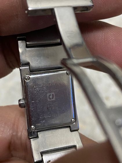 นาฬิกายี่ห้อ CHARLES JOUDAN  ควอทซ์ ของแท้มือสอง  สายยาว 6 นิ้ว  850฿ รูปที่ 2