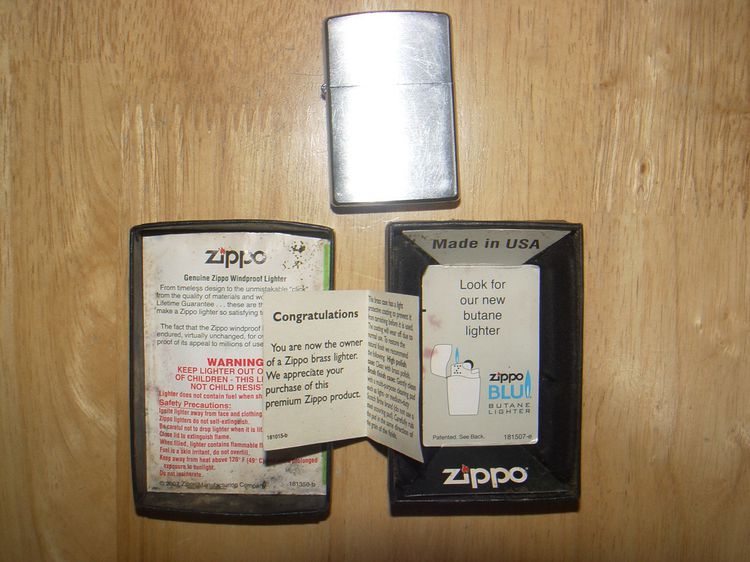 ไฟแช็ค ZIPPO vintage พร้อมกล่องใส่แท้เดิม ใช้งานได้ปกติ รูปที่ 3