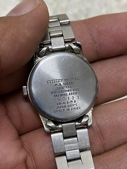 นาฬิกายี่ห้อ CITIZEN  ควอทซ์ ของแท้มือสอง สแตนเลสสายยาว 16 เซนติเมตร  750฿ รูปที่ 2