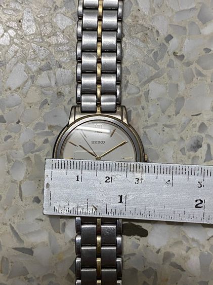 นาฬิกายี่ห้อ SEIKO  Lucent  ควอทซ์ ของแท้มือสอง  สแตนเลสสายยาว 16 เซนติเมตร  750฿ รูปที่ 9