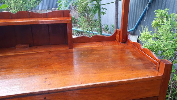 ซุ้มกาแฟ เคาร์เตอร์ไม้สัก ลายสวยๆ รูปที่ 8