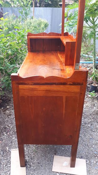 ซุ้มกาแฟ เคาร์เตอร์ไม้สัก ลายสวยๆ รูปที่ 4