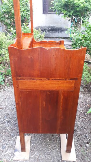 ซุ้มกาแฟ เคาร์เตอร์ไม้สัก ลายสวยๆ รูปที่ 5