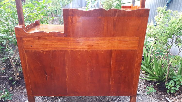 ซุ้มกาแฟ เคาร์เตอร์ไม้สัก ลายสวยๆ รูปที่ 3