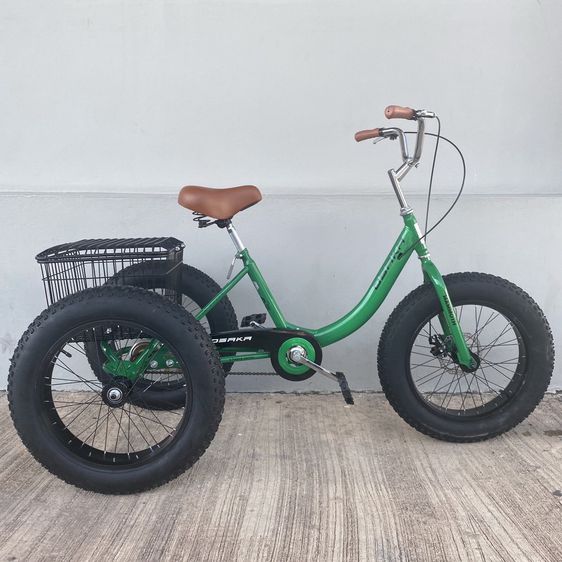 จักรยานสามล้อ Fat Bike Osaka รุ่น Mammaoth ล้อ 20x4.0 นี้ว ปั่นง่าย ทรงตัวได้ดี รับน้ำหนักได้มาก ขับขี่ได้ทุกสภาพผิว เพราะเป็นล้อขนาดใหญ่ซับ รูปที่ 4
