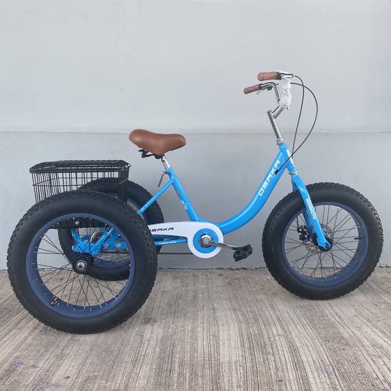 จักรยานสามล้อ Fat Bike Osaka รุ่น Mammaoth ล้อ 20x4.0 นี้ว ปั่นง่าย ทรงตัวได้ดี รับน้ำหนักได้มาก ขับขี่ได้ทุกสภาพผิว เพราะเป็นล้อขนาดใหญ่ซับ รูปที่ 2