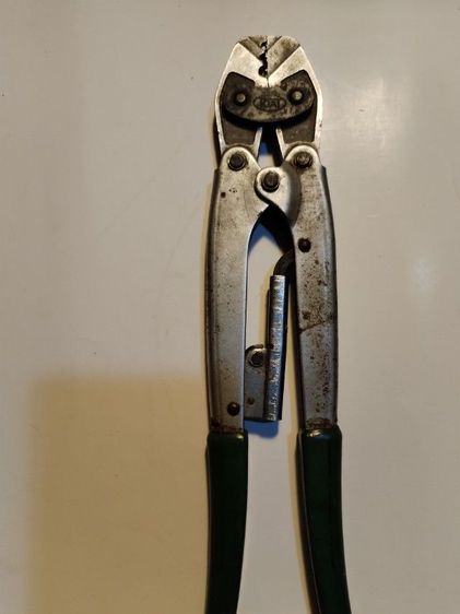 เครื่อง​มือช่างวินเทจ​ คีมย้ำหางปลาขนาด​10นิ้ว รูปที่ 6