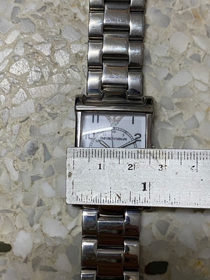 นาฬิกายี่ห้อ ARMANI  EMPORIO  ควอทซ์  ของแท้มือสอง สแตนเลส สายยาว 18 เซนติเมตร  1500฿  รูปที่ 7
