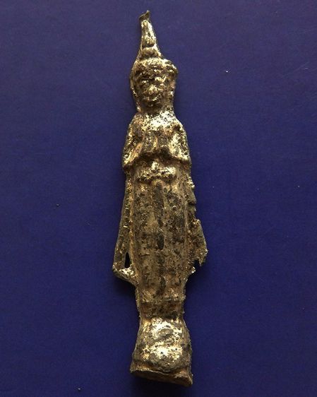 พระกรุวัดเกาะ (วัดสัมพันธวงศ์) เนื้อชินเงิน รูปที่ 9